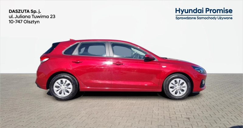 Hyundai I30 cena 64899 przebieg: 54747, rok produkcji 2022 z Białobrzegi małe 211